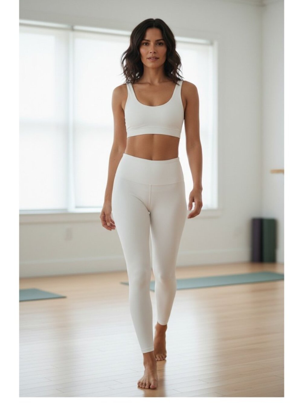 NEW Athleta Ultra High Rise Elation 7/8 Tights Leggings Buttery Soft White Small